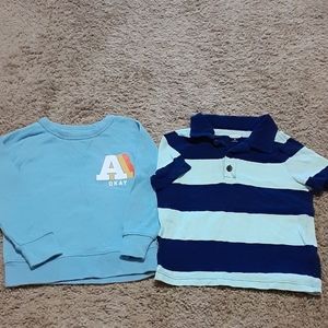 Toddler Boy Old Navy top set